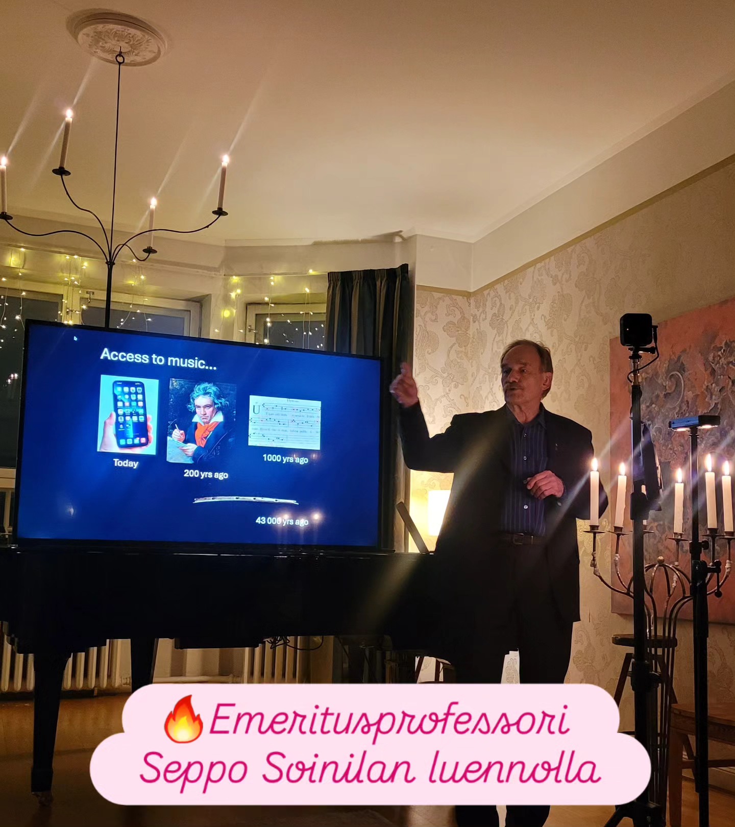 Neurologian emertitusprofessori Seppo Soinila